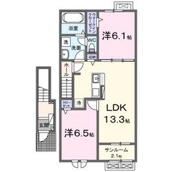 イルクオーレⅡの物件間取画像